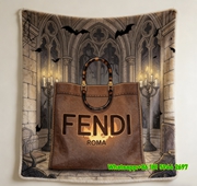 Fendi Roma Gothic Tote Bag Flannel Throw Blanket IMG_9596